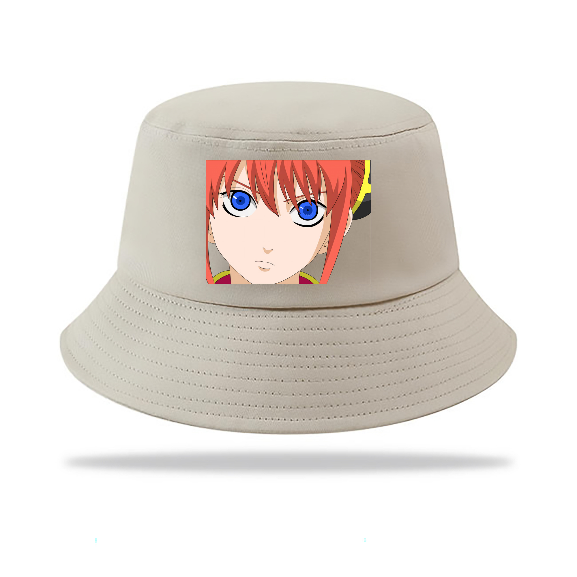 （画像用） ぎんたま 坂田銀時（さかたぎんとき） 神楽 志村新八（しむら しんぱち） GINTAMA Sakata Gintoki Kagura Shimura Shinpachi アウトドア日除けバケットハット